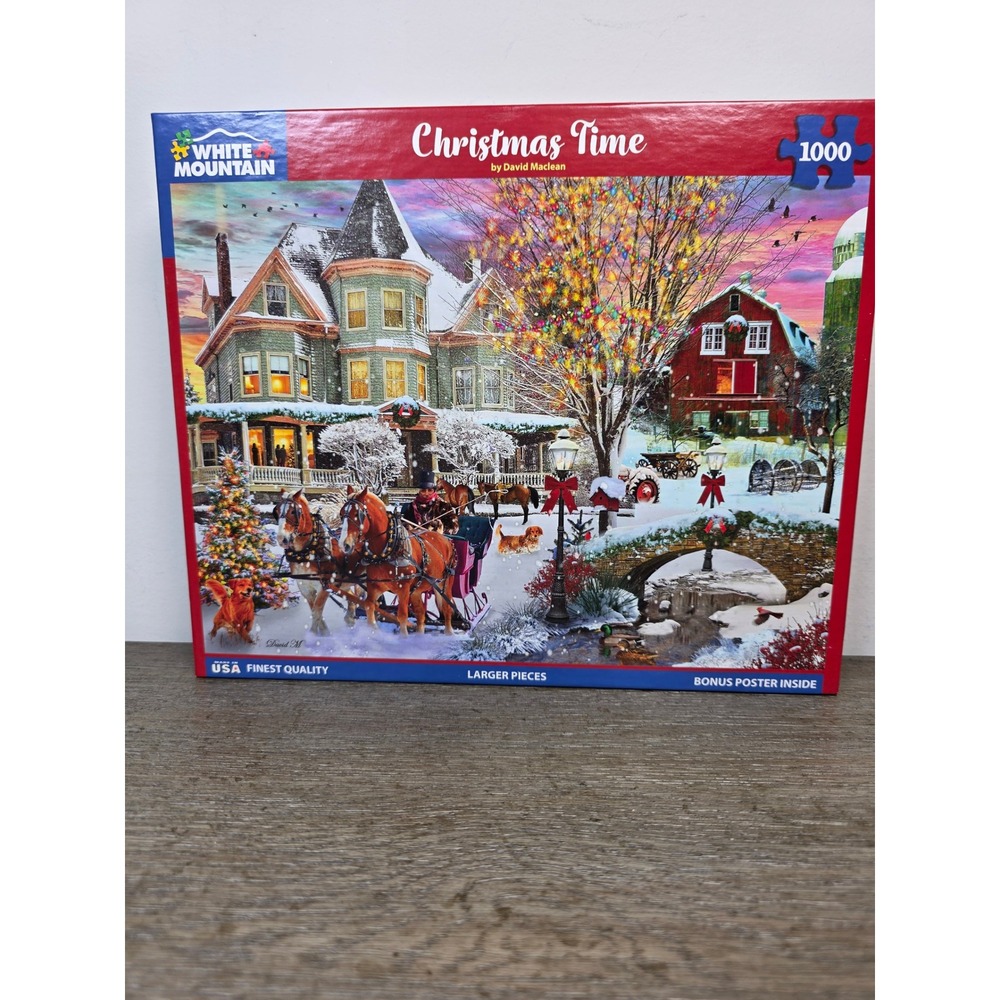 Christmas Time - 1000 Piece Jigsaw Puzzle by White Mountain